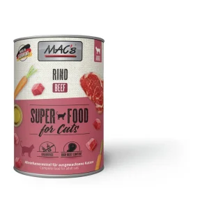Sparpaket 24 x 400 g Mac's Rind Katzen Nassfutter Finale Aktion